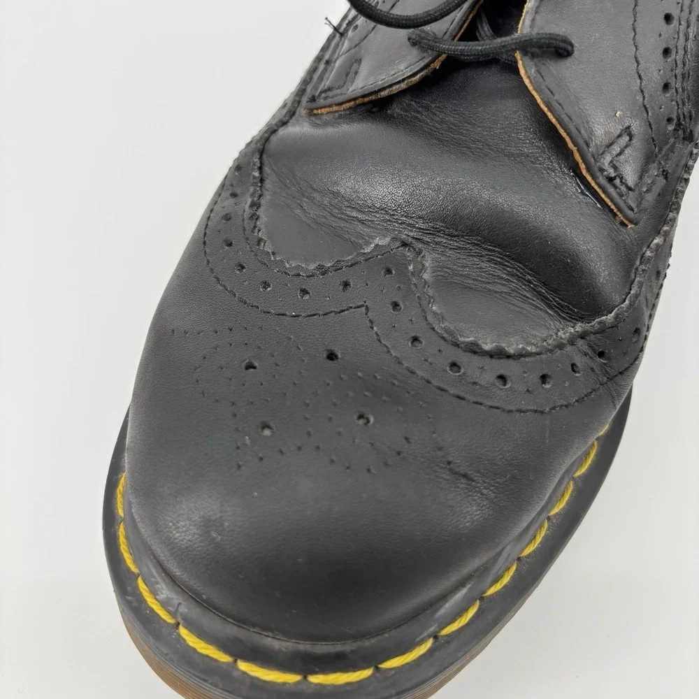 VTG Dr. Doc Martens Shoes‎ Mens US 13/UK 12 Black Docs 3989/59 Brogues Wingtips